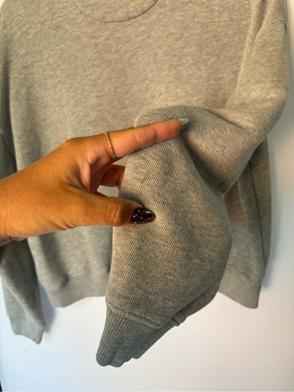 American Eagle Outfitters Light Gray Crewneck Sweatshirt - Picture 6 of 6